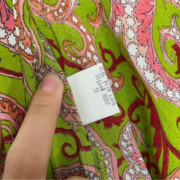 Tova-Celine Silk Paisley Midi Dress - Picture 2 of 7